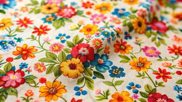 broderie model floral